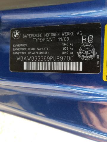 Photo 10 from auction – 2009 BMW 328 I with VIN WBAWB33569PU89700