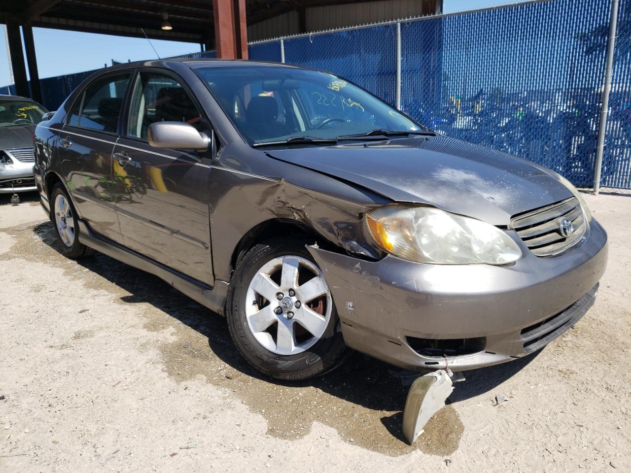TOYOTA COROLLA CE 2004 with VIN 2T1BR32E04C188183 - Photo from auction