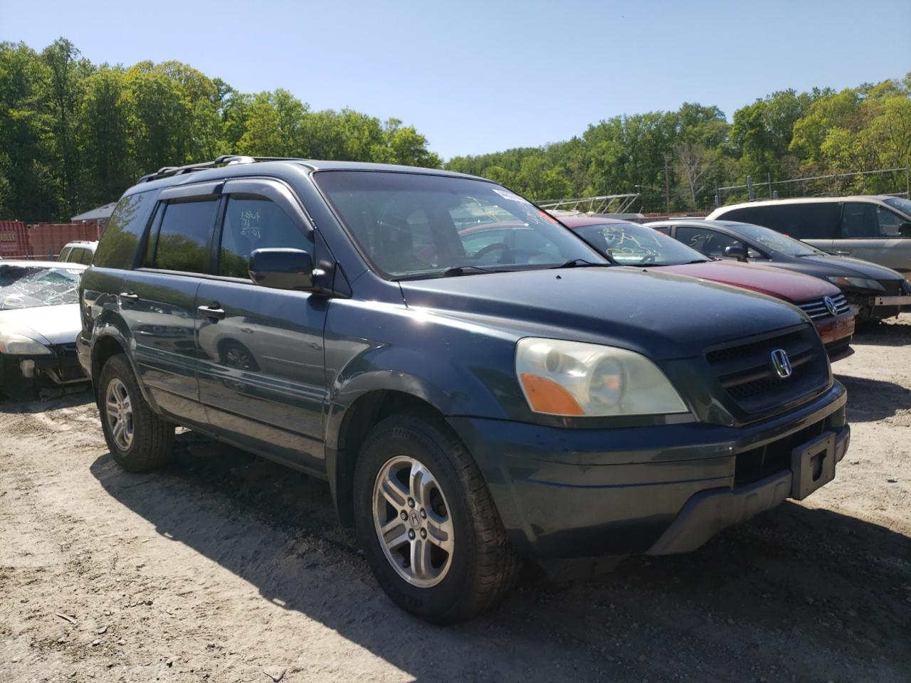 HONDA PILOT EX 2005 with VIN 5FNYF18435B042914 - Photo from auction