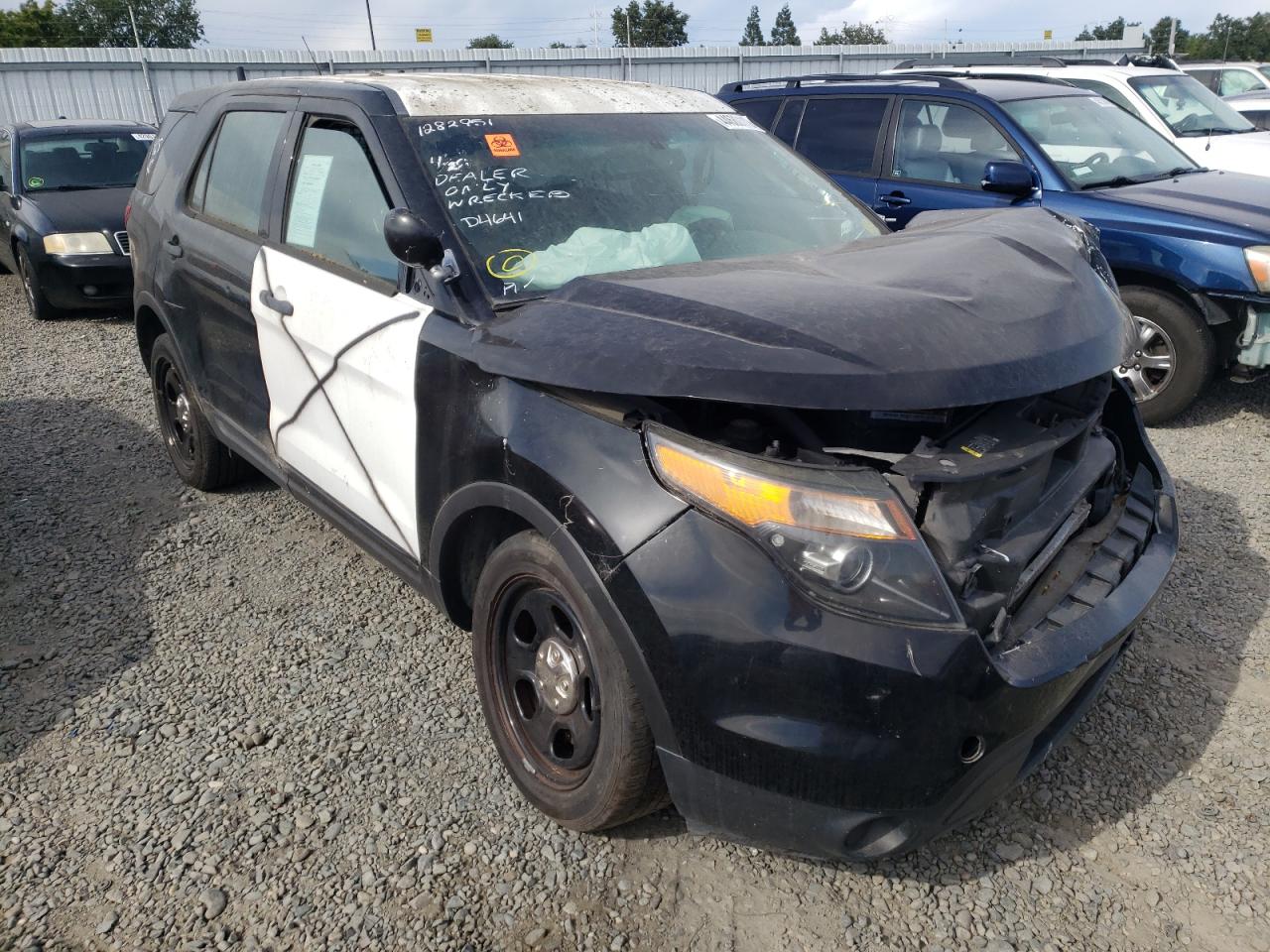 FORD EXPLORER P 2014 with VIN 1FM5K8AR8EGA14363 - Photo from auction