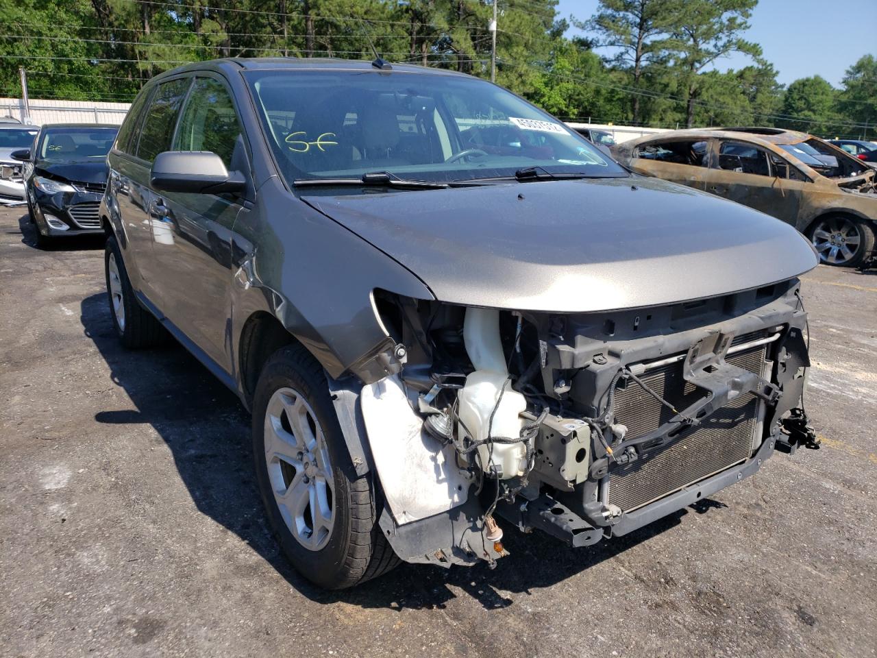 FORD EDGE SEL 2014 with VIN 2FMDK3JC4EBA47328 - Photo from auction