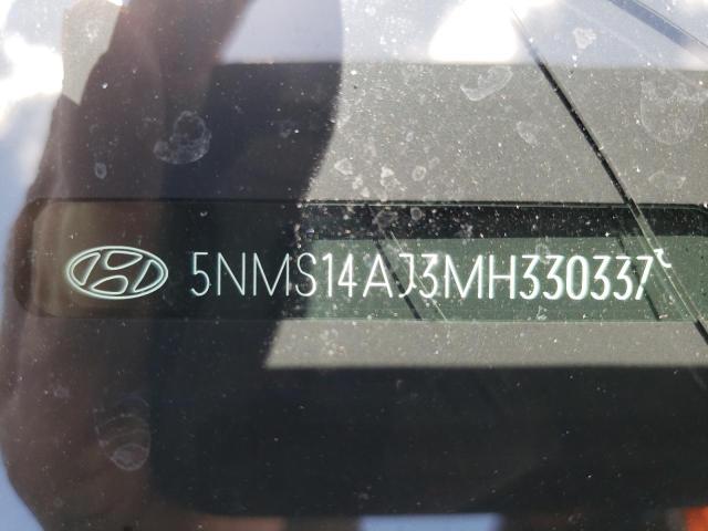 Photo 10 from auction – 2021 HYUNDAI SANTA FE S with VIN 5NMS14AJ3MH330337