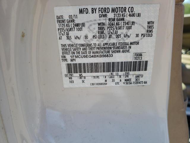 Photo 10 from auction – 2011 FORD ESCAPE with VIN 1FMCU9EG4BKB56833