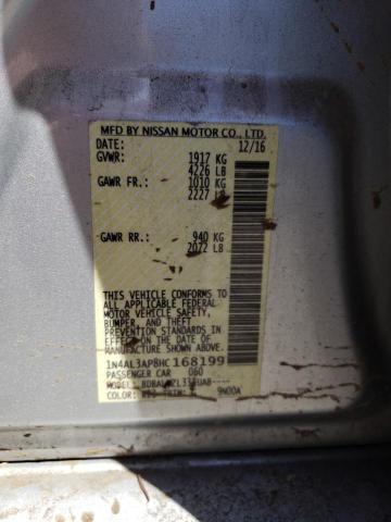 Photo 10 from auction – 2017 NISSAN ALTIMA 2.5 with VIN 1N4AL3AP8HC168199