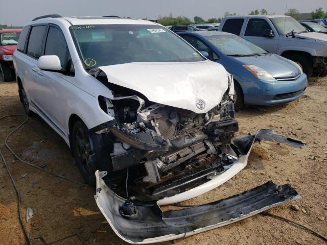 TOYOTA SIENNA SE 2017 with VIN 5TDXZ3DC7HS829523 - Photo from auction