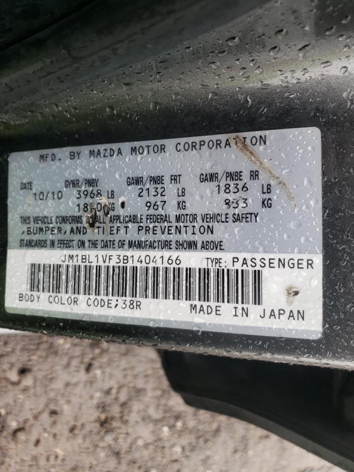 Photo 10 from auction – 2011 MAZDA 3 I with VIN JM1BL1VF3B1404166