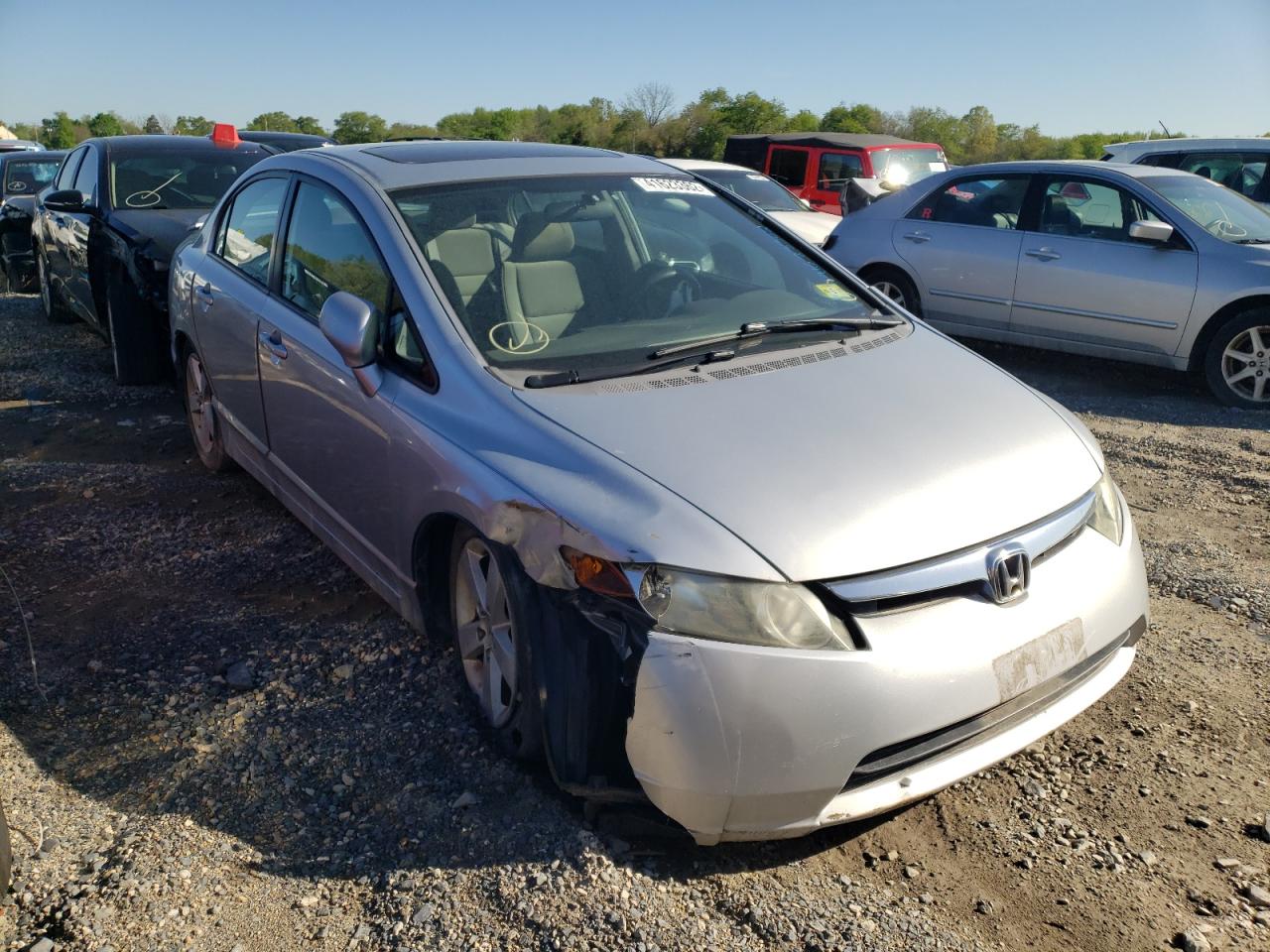 Photo 1 from auction – 2008 HONDA CIVIC EX with VIN 2HGFA16888H515122