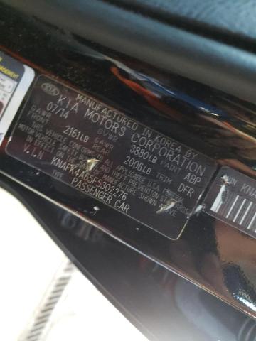 Photo 10 from auction – 2015 KIA FORTE LX with VIN KNAFK4A65F5302276