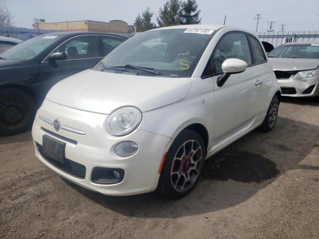 Photo 2 from auction – 2012 FIAT 500 SPORT with VIN 3C3CFFBR0CT120354