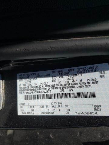 Photo 10 from auction – 2017 FORD ESCAPE TIT with VIN 1FMCU9JD9HUD02376