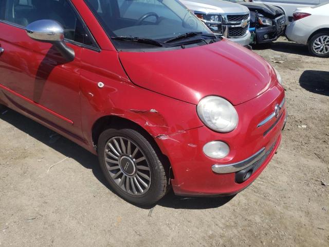 Photo 9 from auction – 2012 FIAT 500 LOUNGE with VIN 3C3CFFCR8CT106524