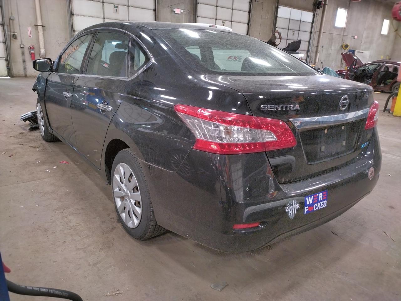 Photo 3 from auction – 2014 NISSAN SENTRA S with VIN 3N1AB7AP4EY210796