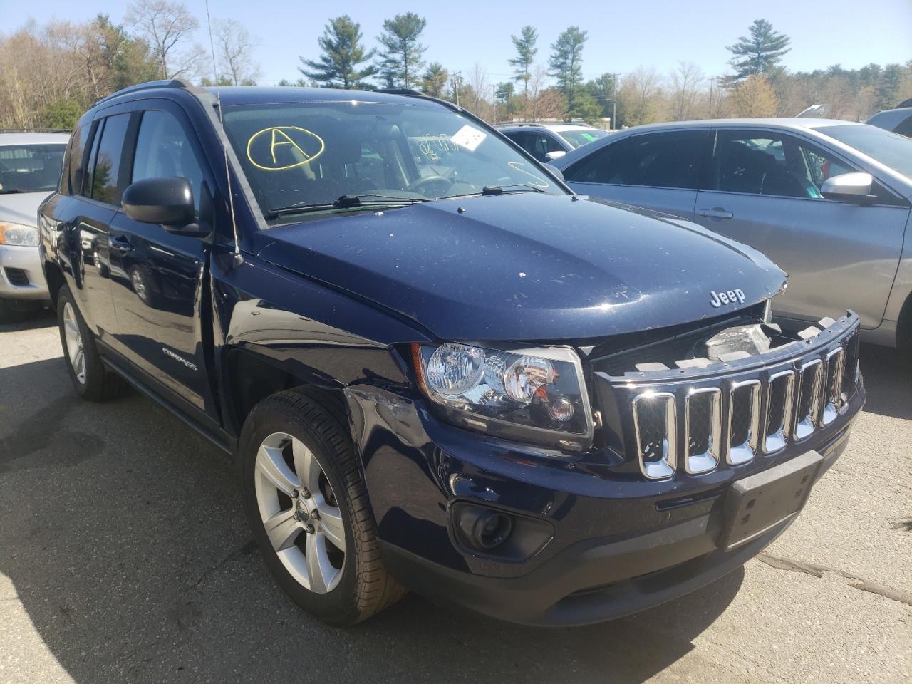 JEEP COMPASS 2014 with VIN 1C4NJDBB7ED591680 - Photo from auction