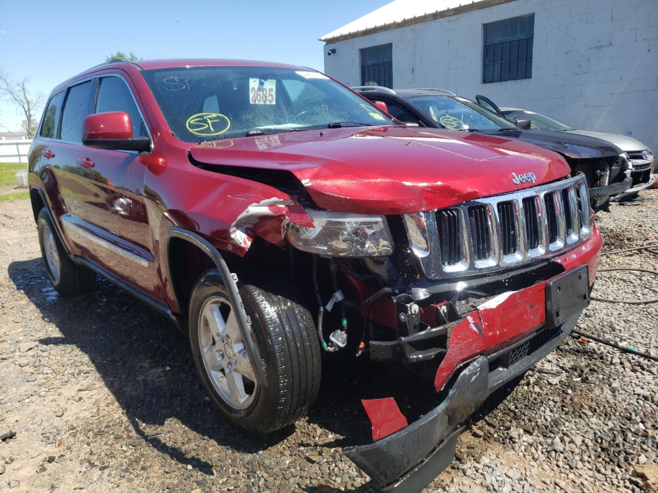 Photo 1 from auction – 2012 JEEP GRAND CHER with VIN 1C4RJFAG9CC160710