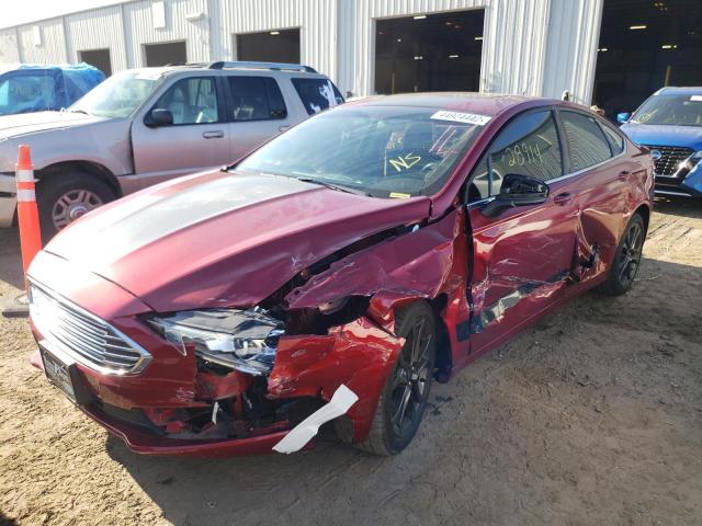 Photo 2 from auction – 2018 FORD FUSION SE with VIN 3FA6P0HD7JR279984