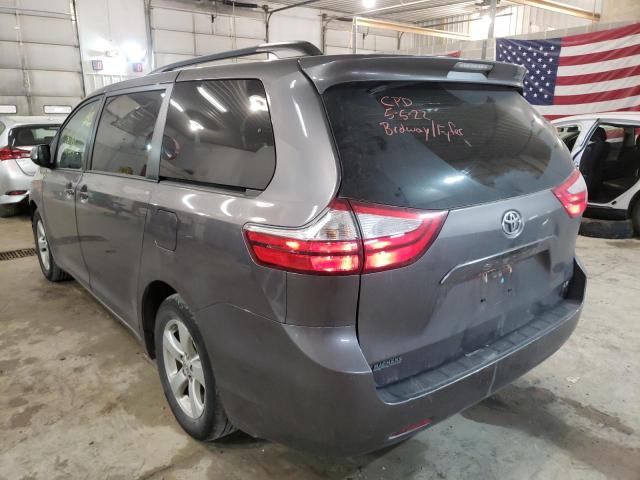 Photo 3 from auction – 2017 TOYOTA SIENNA LE with VIN 5TDKZ3DC9HS774888