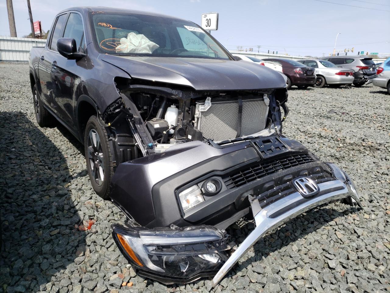 HONDA RIDGELINE 2019 with VIN 5FPYK3F58KB046852 - Photo from auction