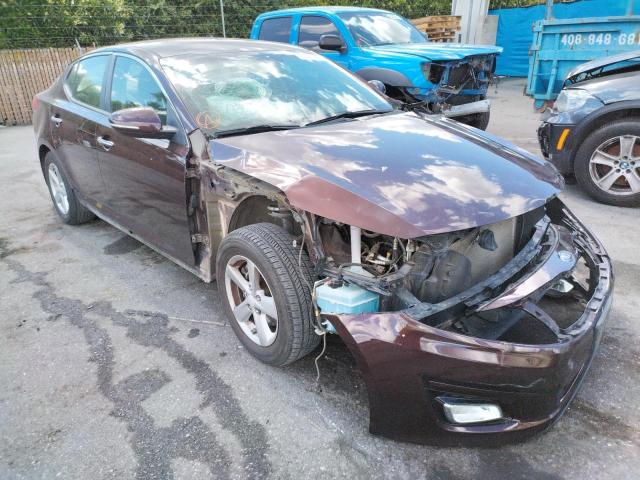 KIA OPTIMA LX 2014 with VIN 5XXGM4A78EG279984 - Photo from auction
