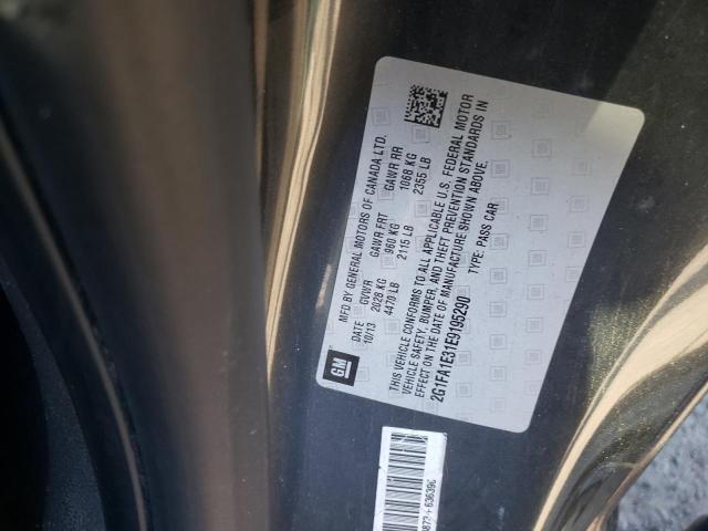 Photo 10 from auction – 2014 CHEVROLET CAMARO LS with VIN 2G1FA1E31E9195290