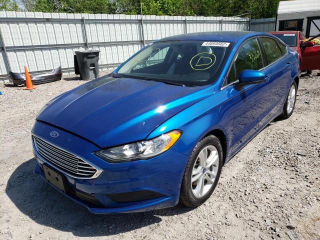 Photo 2 from auction – 2018 FORD FUSION SE with VIN 3FA6P0HD2JR202066
