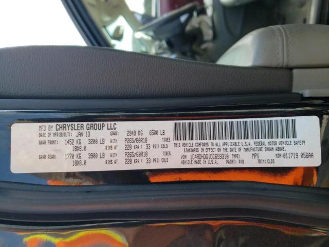 Photo 10 from auction – 2013 DODGE DURANGO CR with VIN 1C4RDHDG1DC659310