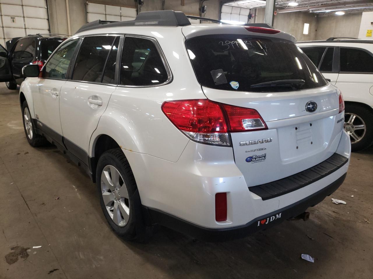 Photo 3 from auction – 2010 SUBARU OUTBACK 2. with VIN 4S4BRCGC2A3360981