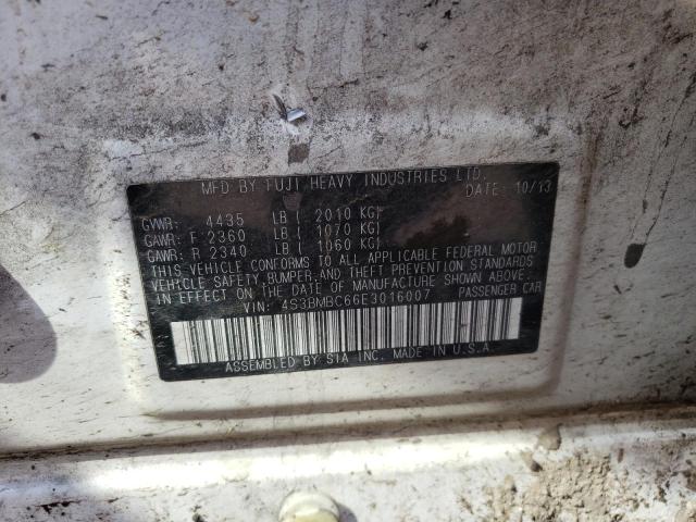 Photo 10 from auction – 2014 SUBARU LEGACY 2.5 with VIN 4S3BMBC66E3016007