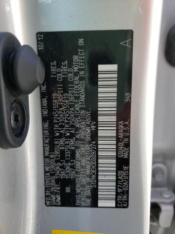 Photo 10 from auction – 2013 TOYOTA HIGHLANDER with VIN 5TDYK3EH3DS097274
