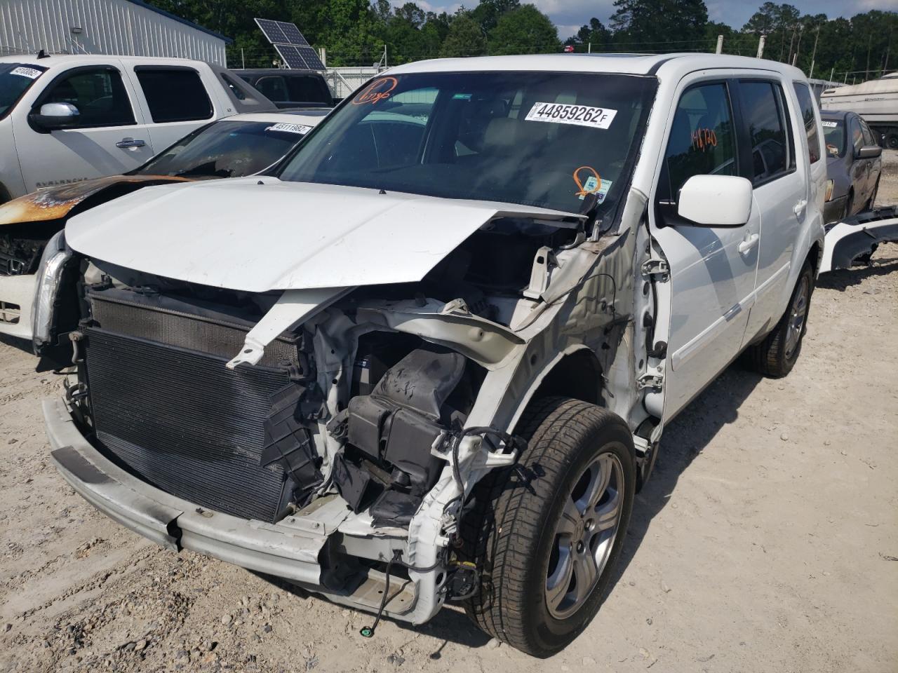 Photo 2 from auction – 2012 HONDA PILOT EXL with VIN 5FNYF3H60CB039057