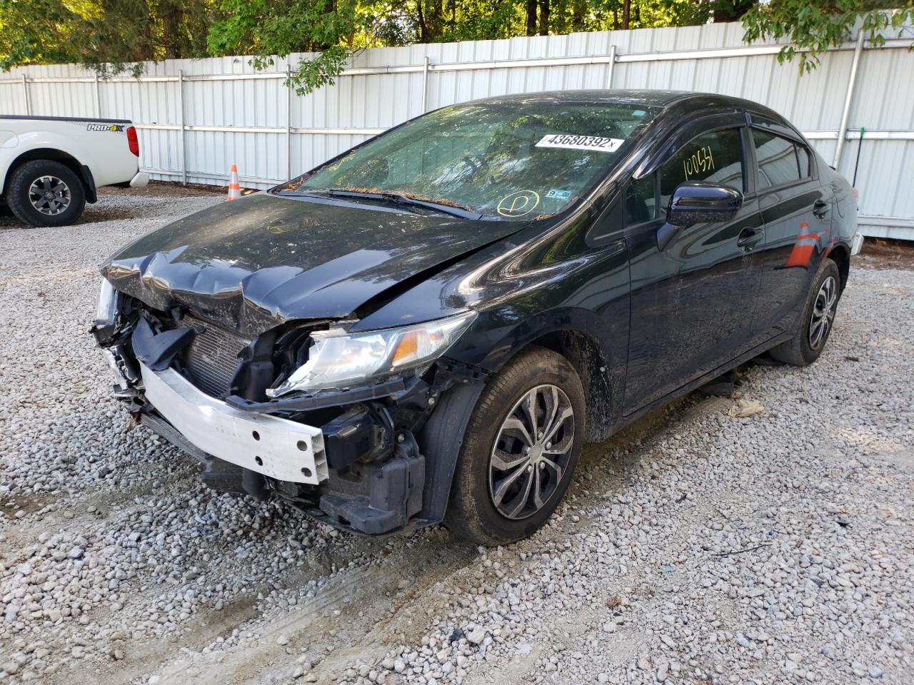 Photo 2 from auction – 2014 HONDA CIVIC LX with VIN 19XFB2F57EE253575