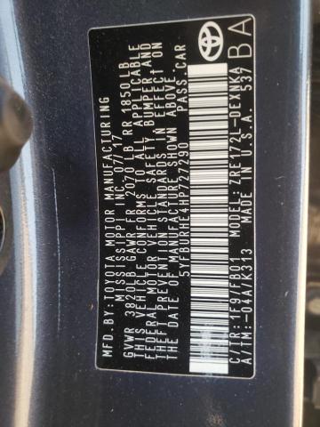 Photo 10 from auction – 2017 TOYOTA COROLLA L with VIN 5YFBURHE4HP727290