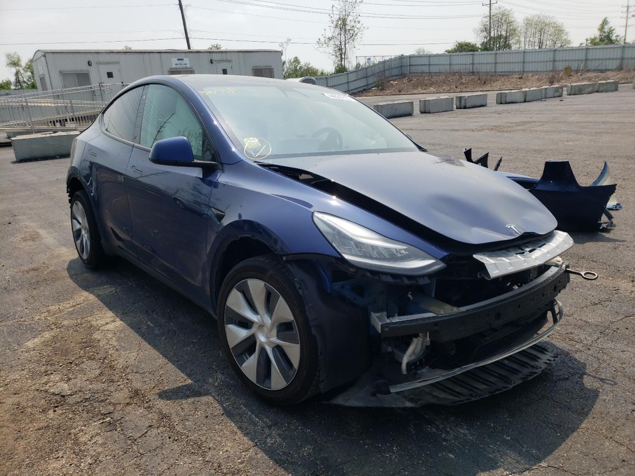 TESLA MODEL Y 2020 with VIN 5YJYGDEE7LF032461 - Photo from auction