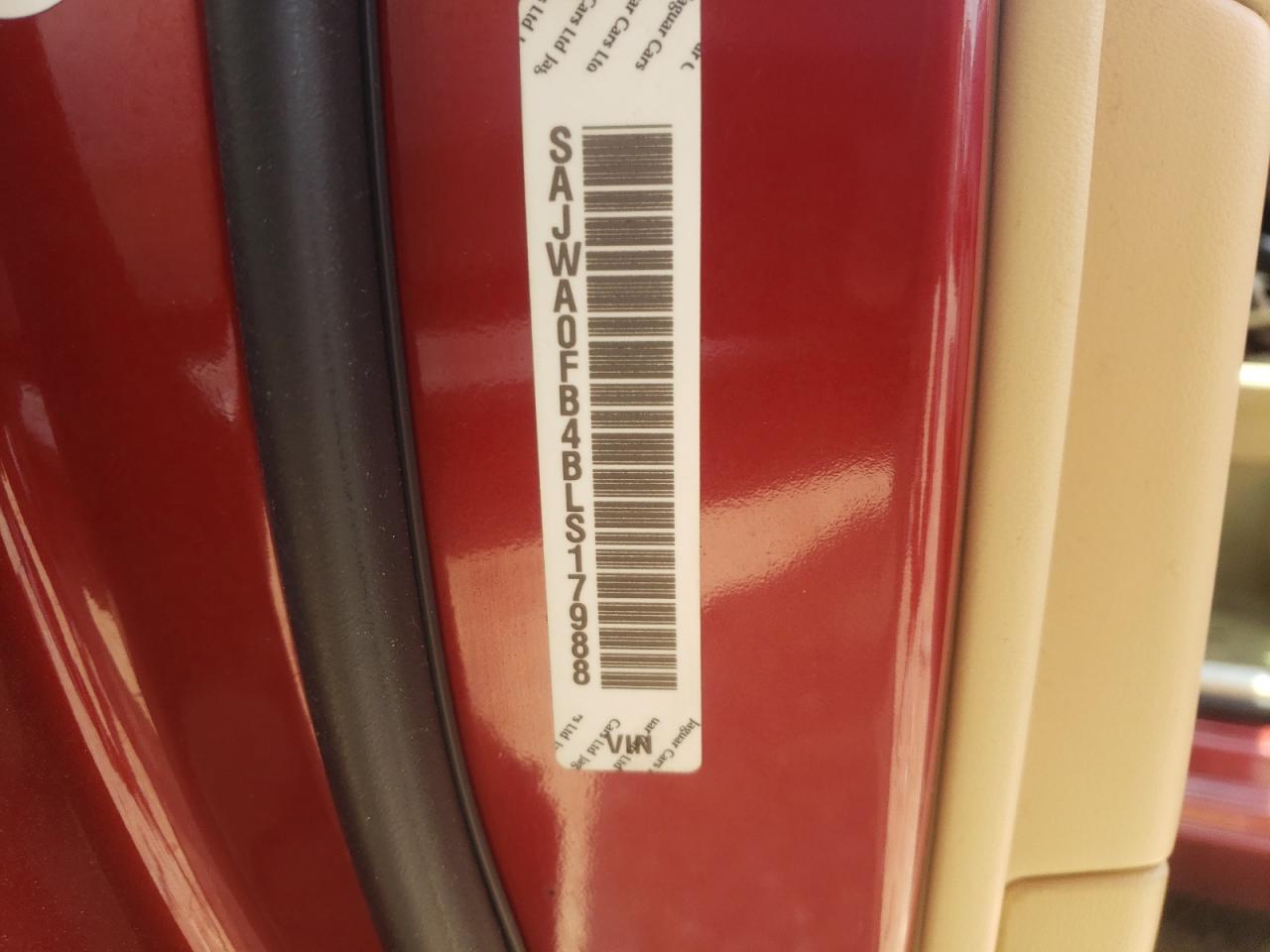 Photo 10 from auction – 2011 JAGUAR XF with VIN SAJWA0FB4BLS17988