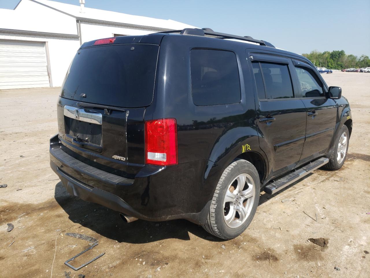 Photo 4 from auction – 2012 HONDA PILOT EXL with VIN 5FNYF4H65CB054370
