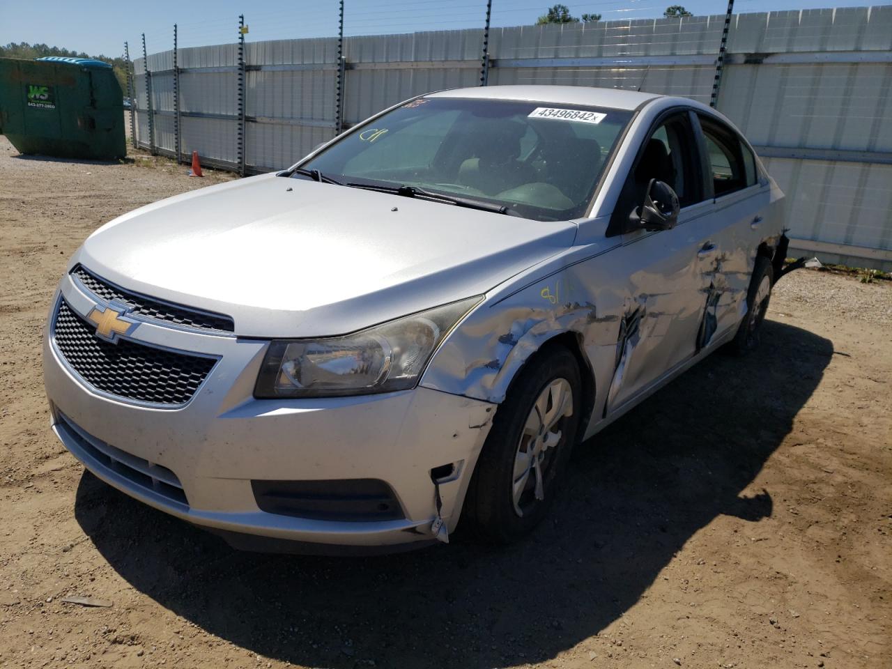 Photo 2 from auction – 2012 CHEVROLET CRUZE LS with VIN 1G1PC5SH0C7165556