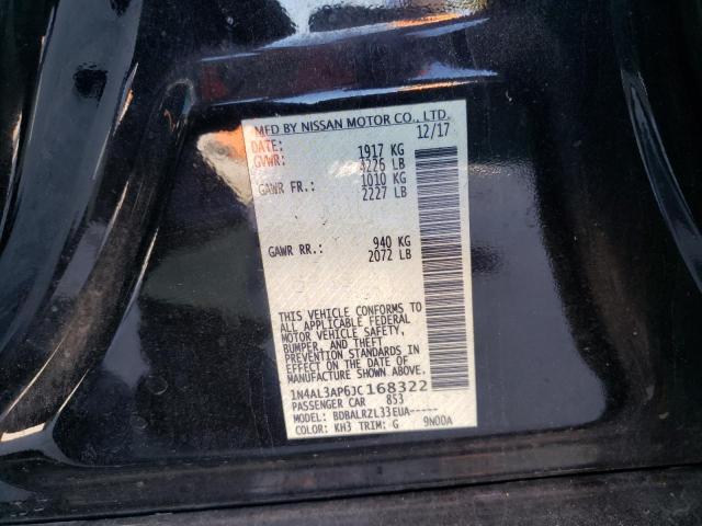 Photo 10 from auction – 2018 NISSAN ALTIMA 2.5 with VIN 1N4AL3AP6JC168322