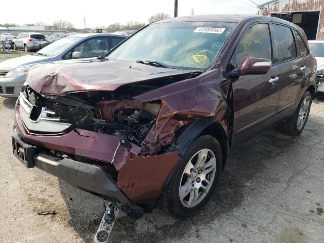 Photo 2 from auction – 2007 ACURA MDX TECHNO with VIN 2HNYD284X7H550168