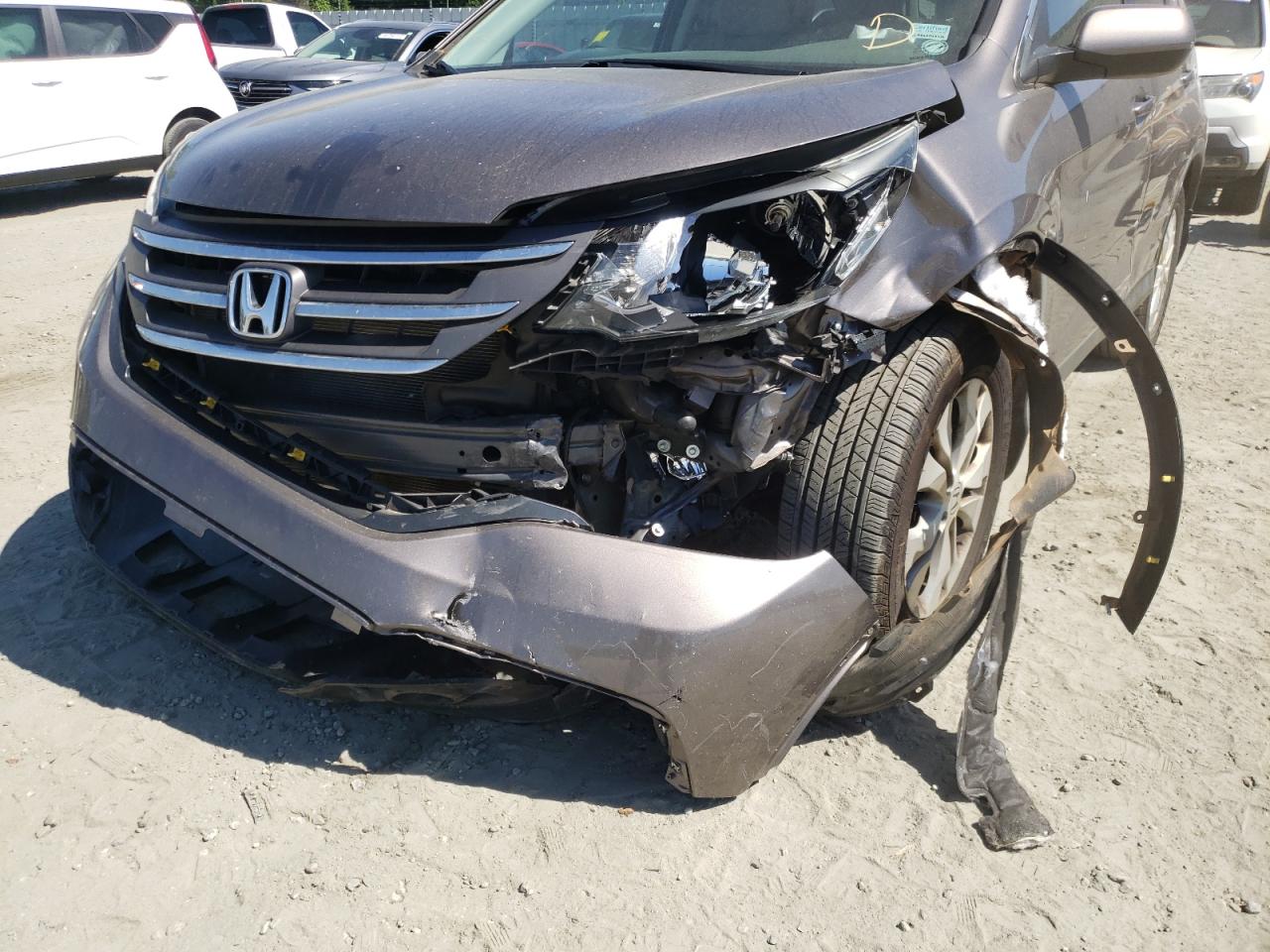 Photo 9 from auction – 2013 HONDA CR-V EX with VIN 5J6RM3H50DL042650