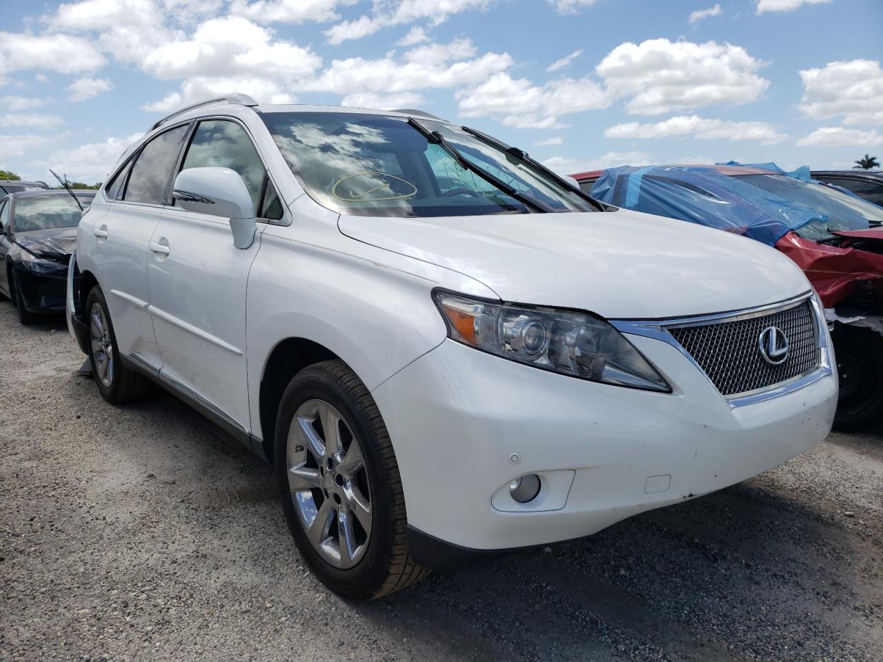 LEXUS RX 350 2011 with VIN 2T2ZK1BA2BC044566 - Photo from auction