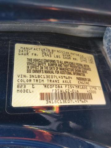 Photo 10 from auction – 2007 NISSAN VERSA S with VIN 3N1BC13E07L459624