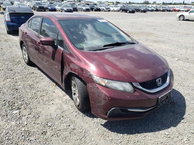 HONDA CIVIC LX 2015 with VIN 2HGFB2F56FH539392 - Photo from auction