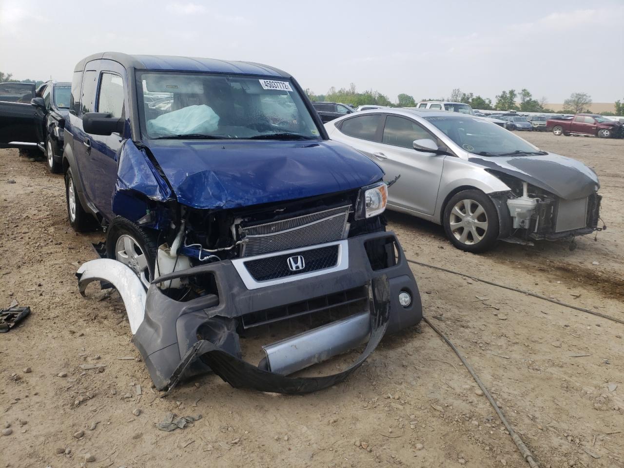 HONDA ELEMENT EX 2004 with VIN 5J6YH28694L027115 - Photo from auction