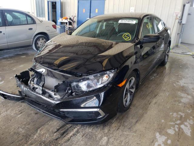 Photo 2 from auction – 2019 HONDA CIVIC LX with VIN 19XFC2F60KE005041