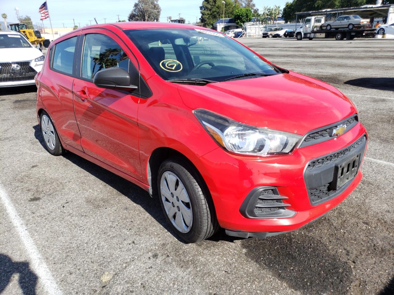 CHEVROLET SPARK LS 2016 with VIN KL8CB6SA9GC635462 - Photo from auction