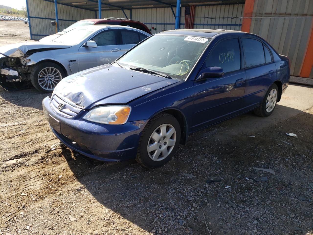 Photo 2 from auction – 2002 HONDA CIVIC EX with VIN 1HGES26782L046839