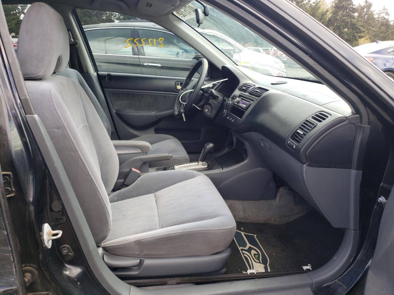 Photo 5 from auction – 2003 HONDA CIVIC LX with VIN 2HGES16503H514764