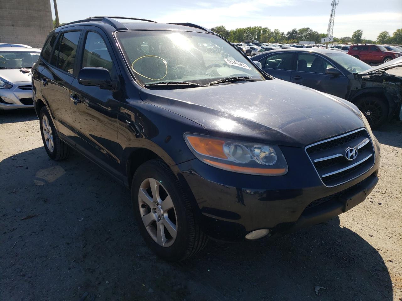 HYUNDAI SANTA FE S 2008 with VIN 5NMSH73E88H181748 - Photo from auction