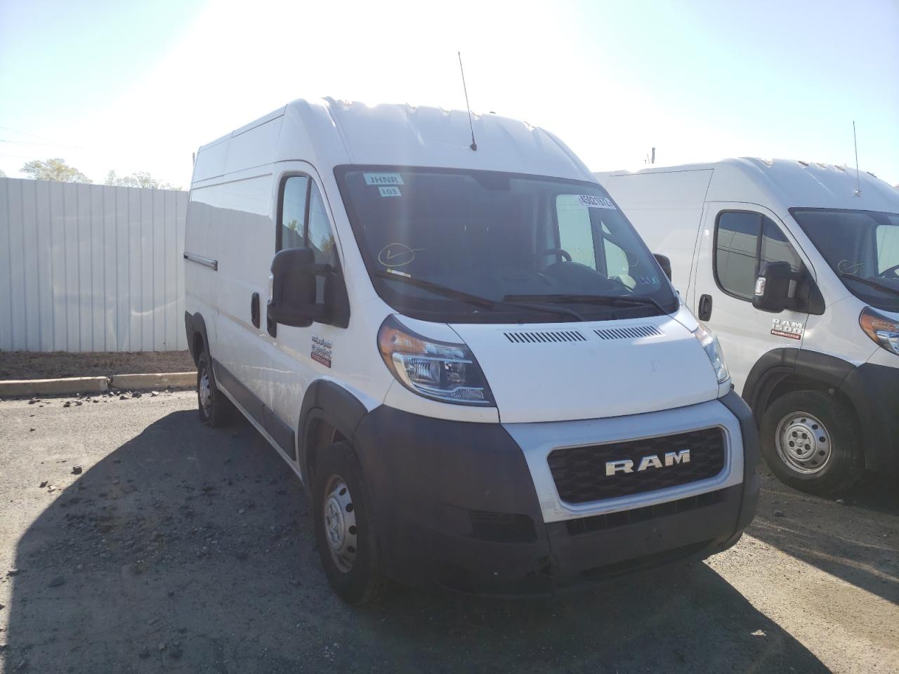 RAM PROMASTER 2019 with VIN 3C6TRVBGXKE553105 - Photo from auction