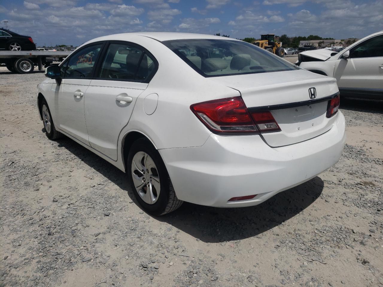 Photo 3 from auction – 2013 HONDA CIVIC LX with VIN 19XFB2F5XDE007697
