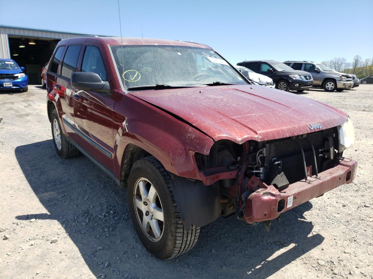 JEEP GRAND CHER 2008 with VIN 1J8GR48K68C143829 - Photo from auction